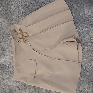 New collection beige skort formal size M